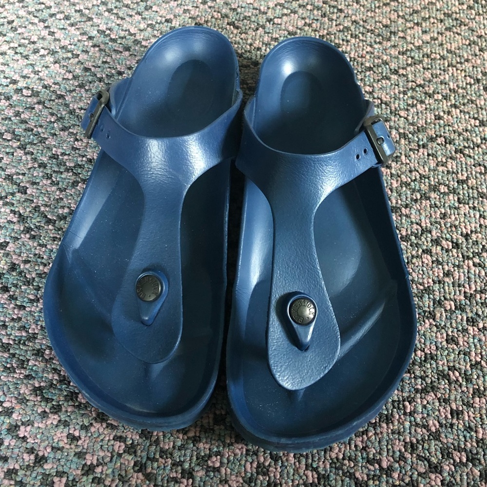 navy blue birkenstocks